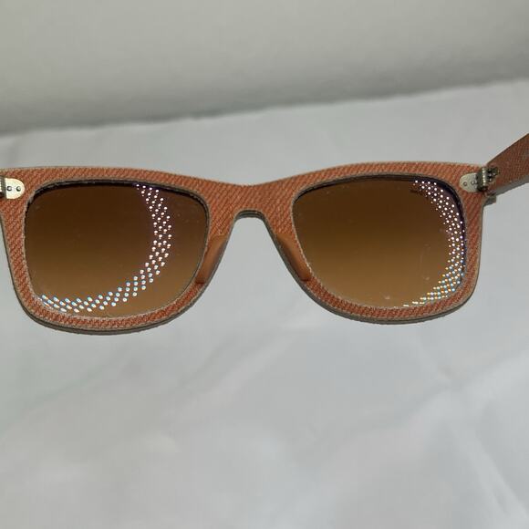 RayBan Original Wayfarer Denim Orange Sunglasses Handmade in Italy summer spring - Picture 5 of 10